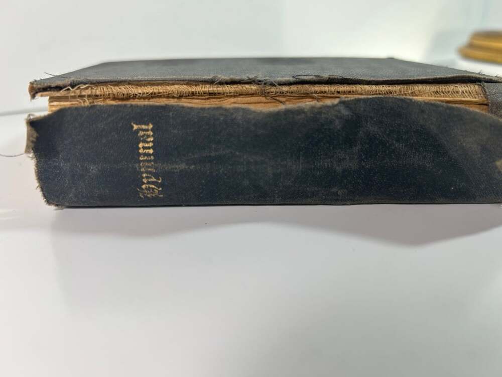 Vintage Mini Hymnal Book Black 1946